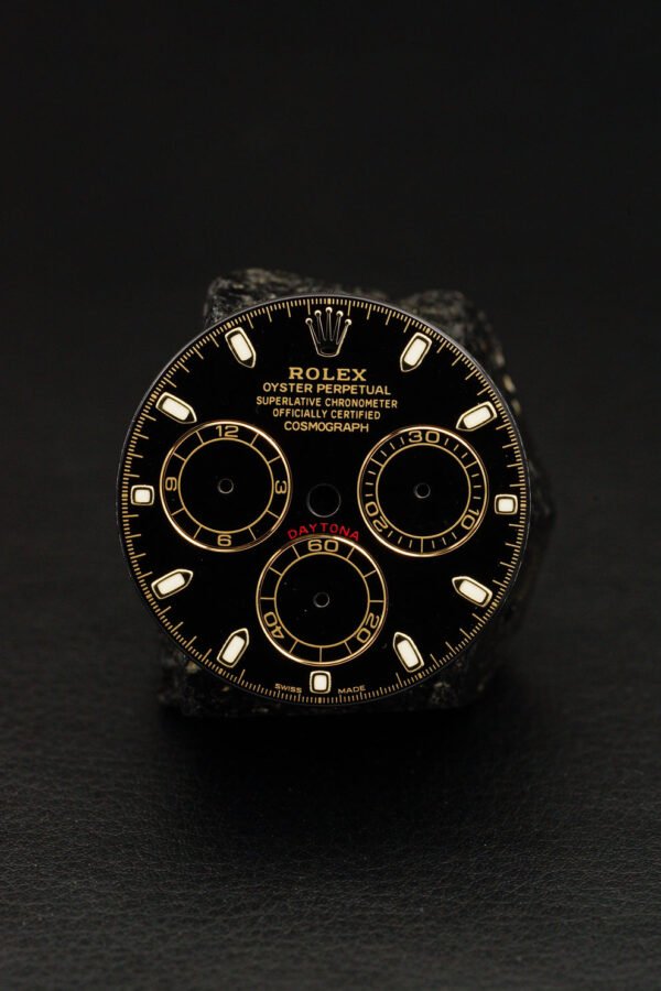 DSC08124_ergebnis_990x Rolex Black Dial for Cosmograph Daytona yellow gold 116508 | 116503 | 116523 | 116528 Chromalight