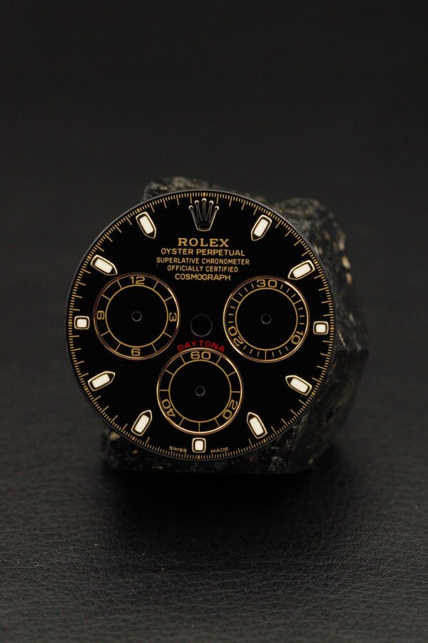 DSC08125_ergebnis_990x Rolex Black Dial for Cosmograph Daytona yellow gold 116508 | 116503 | 116523 | 116528 Chromalight