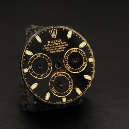 Rolex Black Dial for Cosmograph Daytona yellow gold 116508 | 116503 | 116523 | 116528 Chromalight