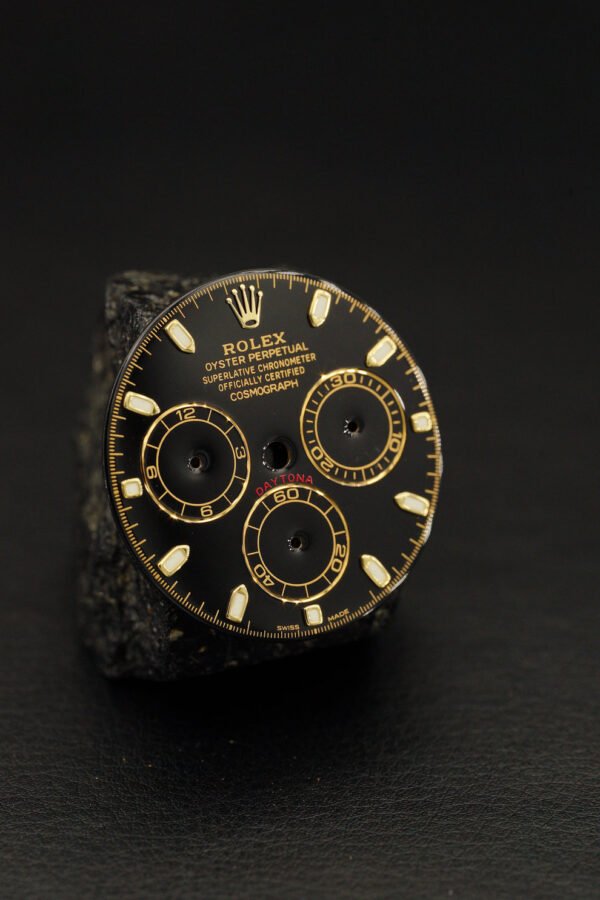 DSC08131_ergebnis_990x Rolex Black Dial for Cosmograph Daytona yellow gold 116508 | 116503 | 116523 | 116528 Chromalight