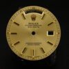 Rolex "Double Swiss" gold Dial for Day-Date 36 mm 18038 Tritium with black Index