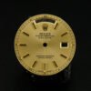 Rolex "Double Swiss" gold Dial for Day-Date 36 mm 18038 Tritium with black Index