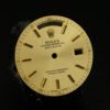 Rolex "Double Swiss" gold Dial for Day-Date 36 mm 18038 Tritium with black Index