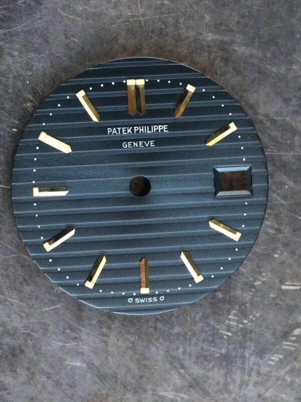 Patek Philippe Sigma Zifferblatt blau für Gelbgold Nautilus 4700