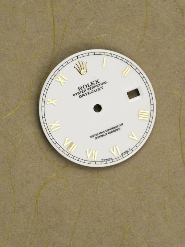 Rolex ‘White Roman’ dial for OP Datejust 36 mm 16013 | 16018 | 16233 | 16238 Tritium