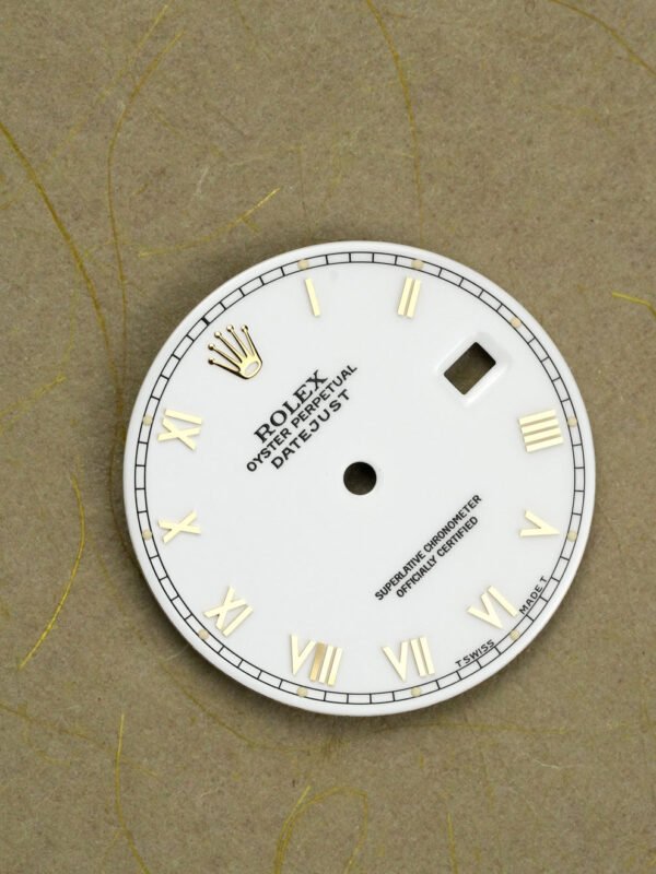 Rolex ‘White Roman’ dial for OP Datejust 36 mm 16013 | 16018 | 16233 | 16238 Tritium