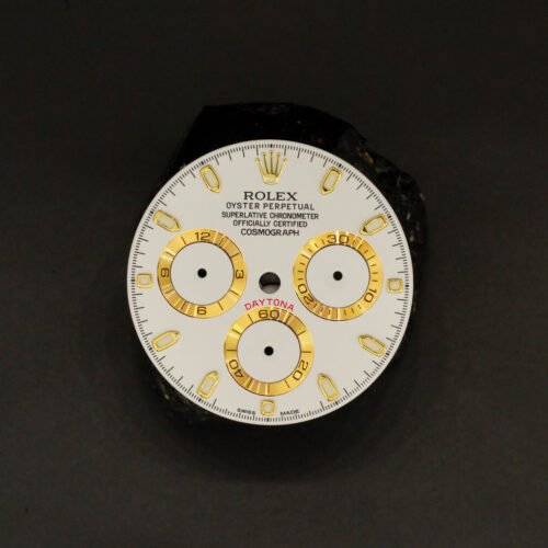 Rolex White Dial for Cosmograph Daytona yellow gold 116508 | 116503 | 116523 | 116528 Chromalight